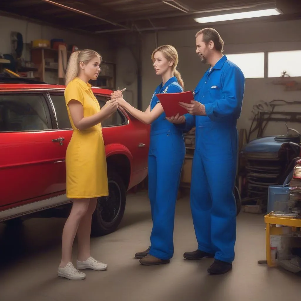 Car repair consultation